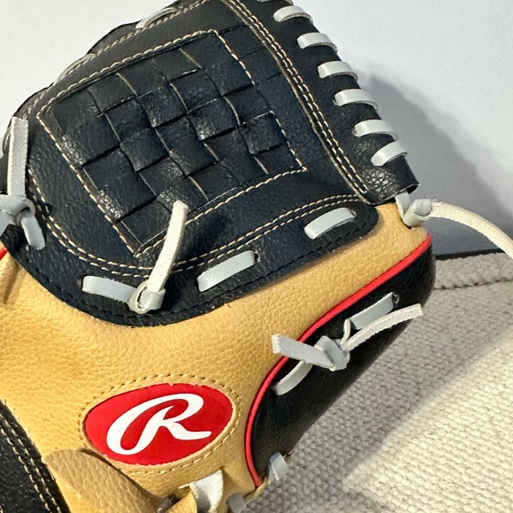 Rawlings WPL10CBSG 10" RHT Left-Handed Youth Softball Baseball Glove - Picture 5 of 8